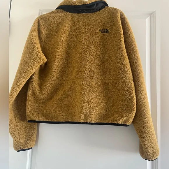 -The North Face Dunraven Sherpa Cropped Zipper Jacket Women’s Size M