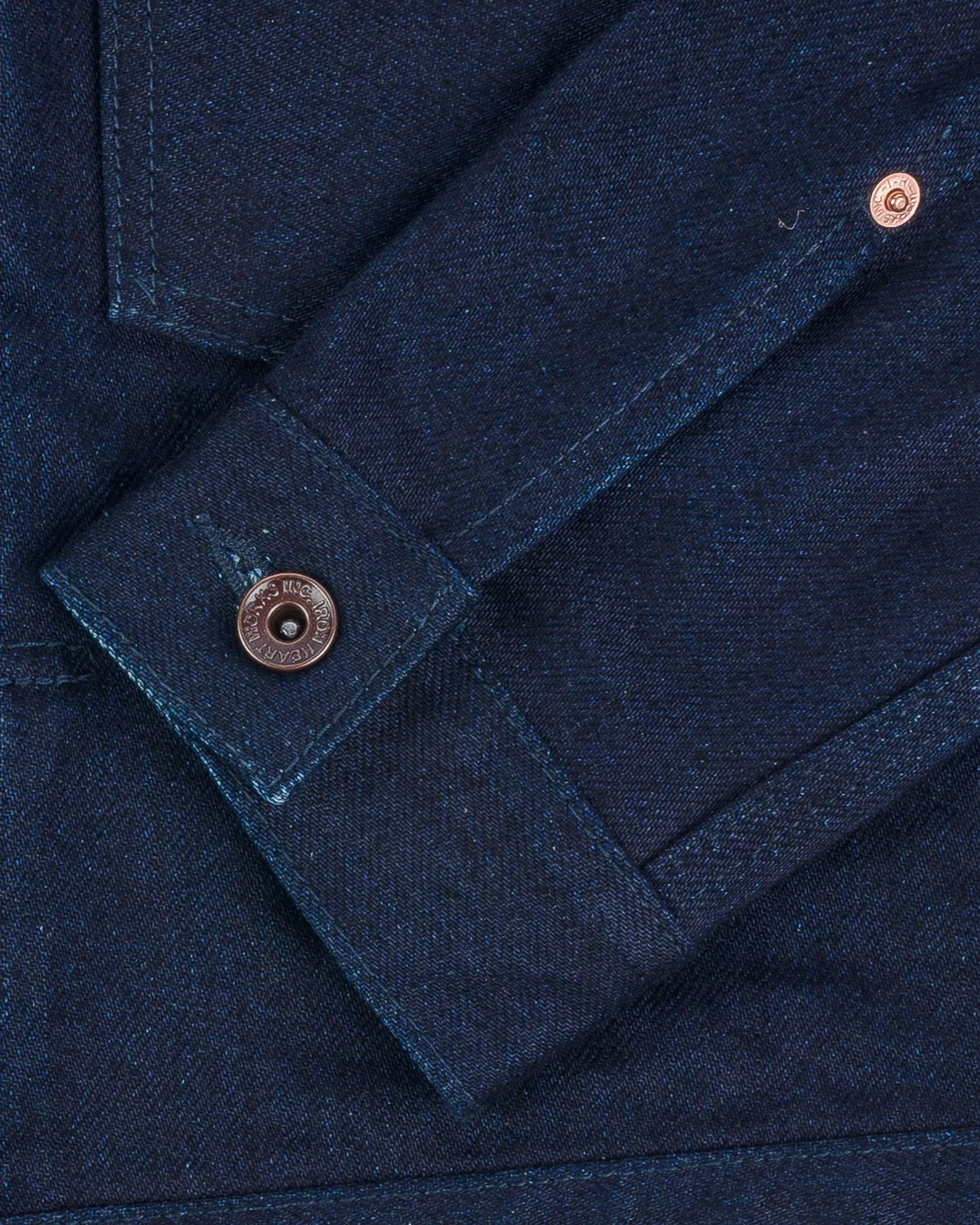19oz Selvedge Denim Type I Jacket - Indigo/Grey