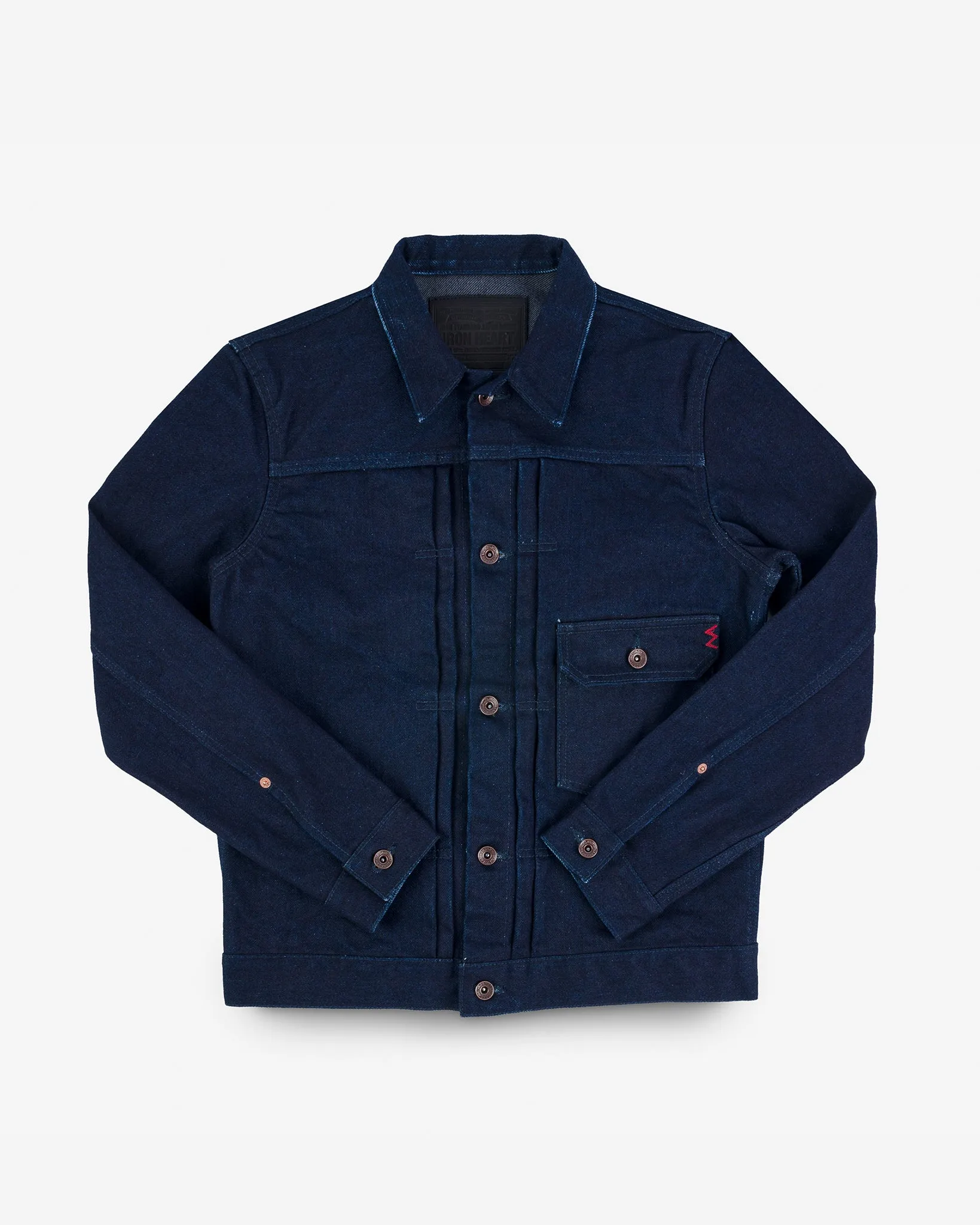 19oz Selvedge Denim Type I Jacket - Indigo/Grey