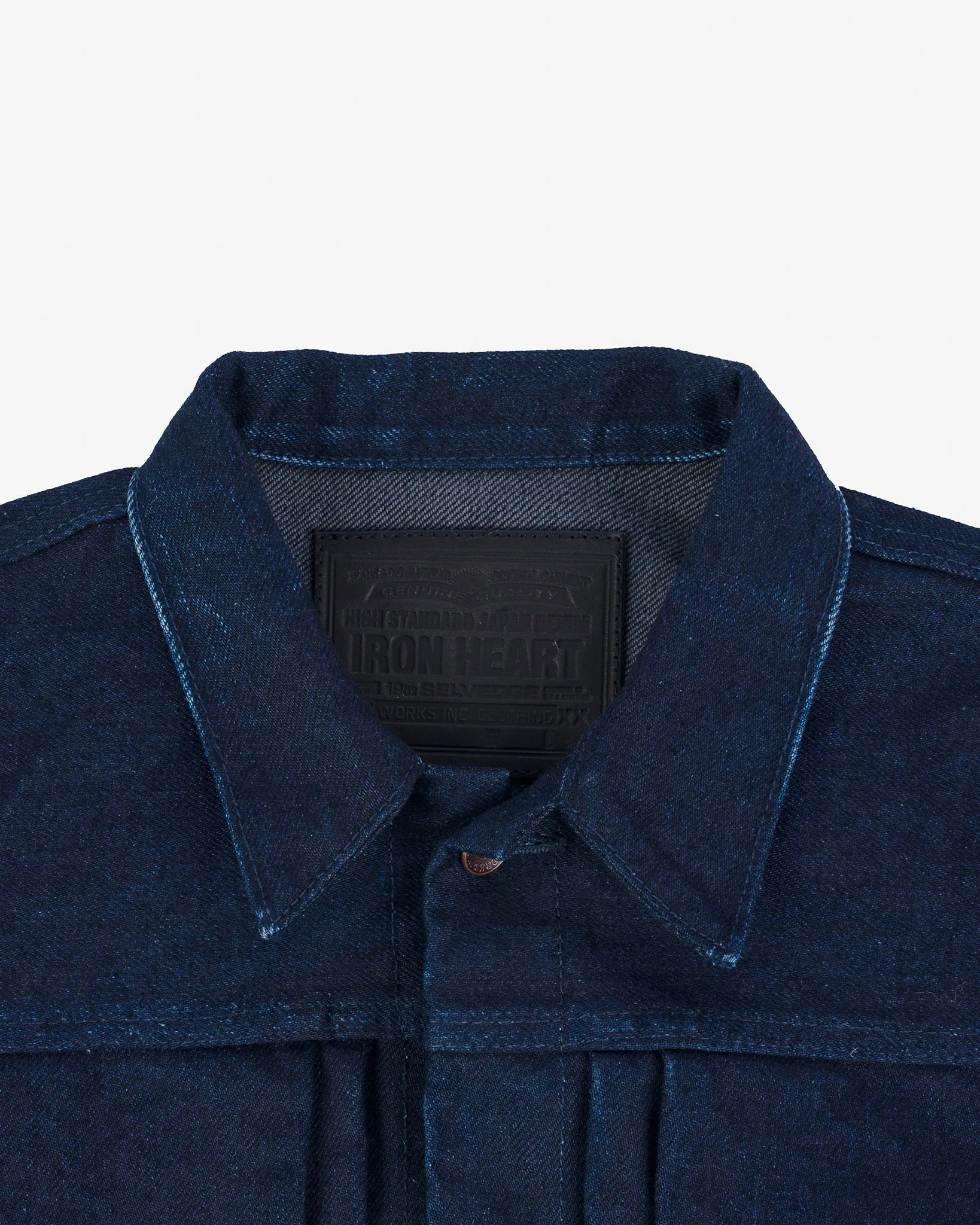 19oz Selvedge Denim Type I Jacket - Indigo/Grey