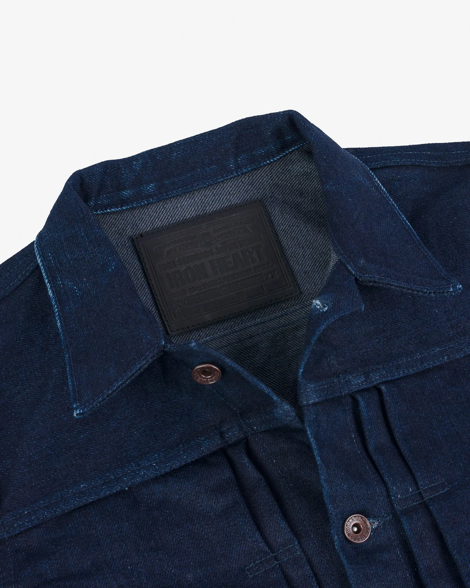 19oz Selvedge Denim Type I Jacket - Indigo/Grey