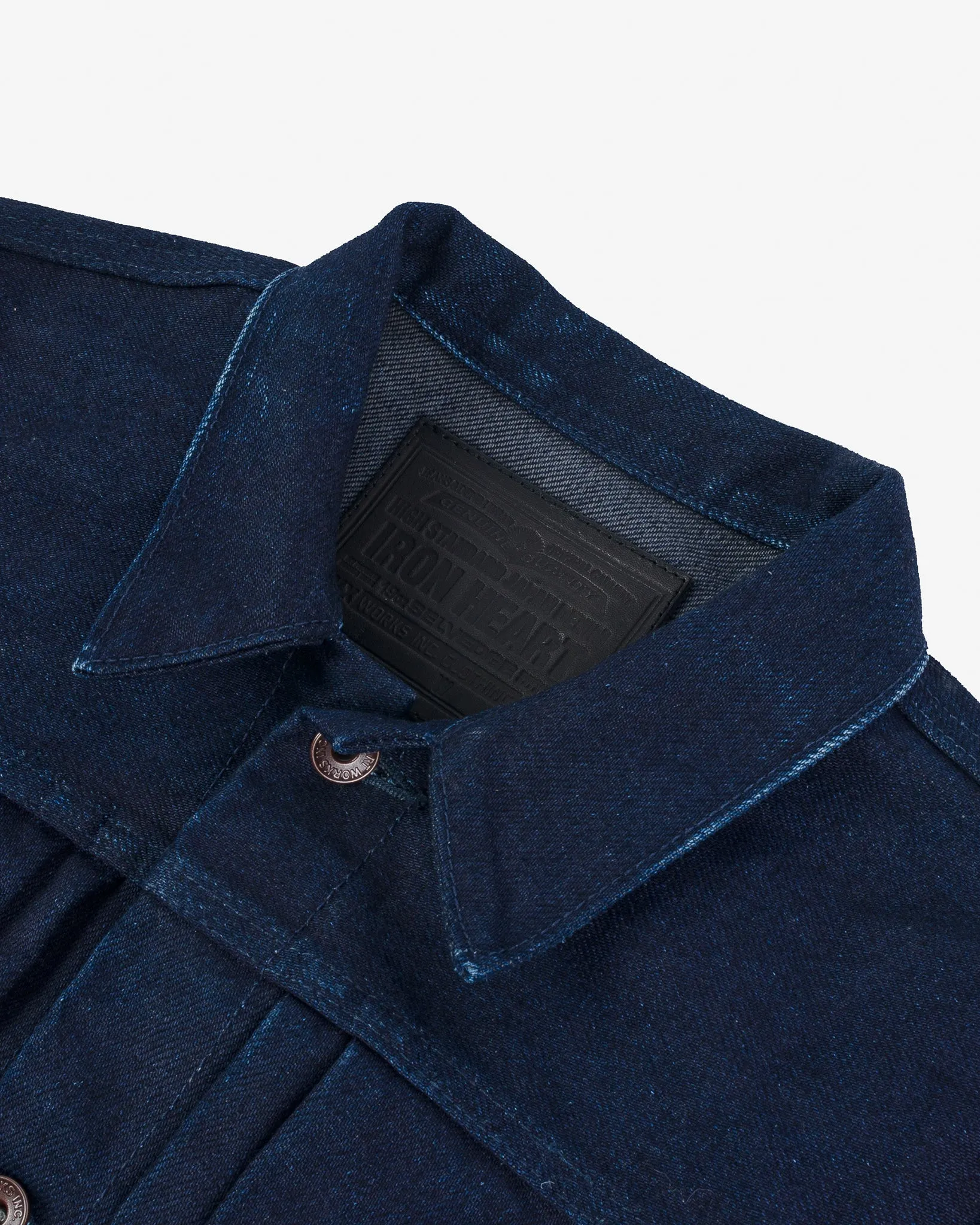 19oz Selvedge Denim Type I Jacket - Indigo/Grey
