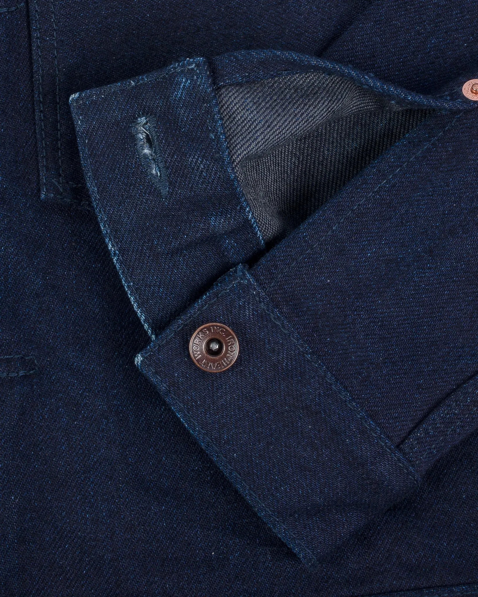 19oz Selvedge Denim Type I Jacket - Indigo/Grey