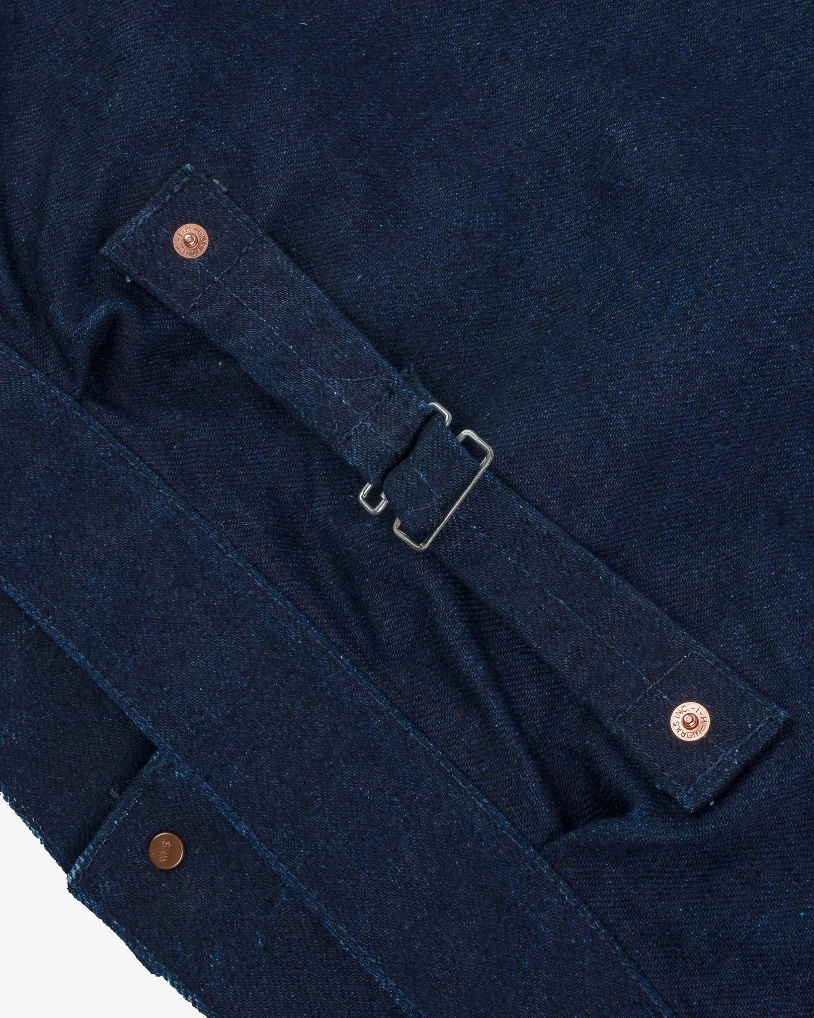 19oz Selvedge Denim Type I Jacket - Indigo/Grey