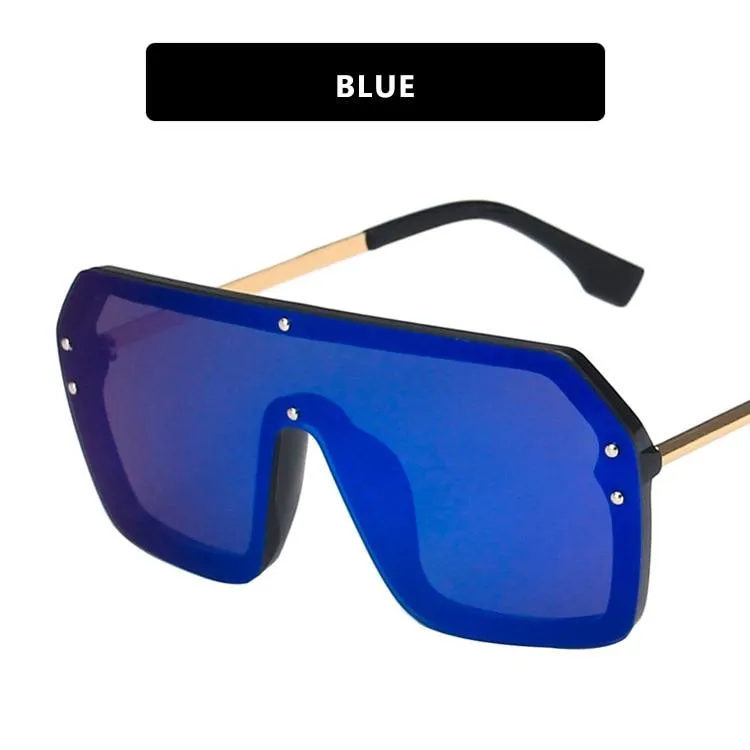 2021 Futuristic Leopard FF Sunglasses Women Oversized Glasses