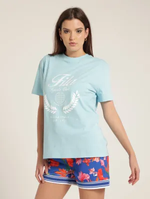 Amara Oversized Tee - Light Blue