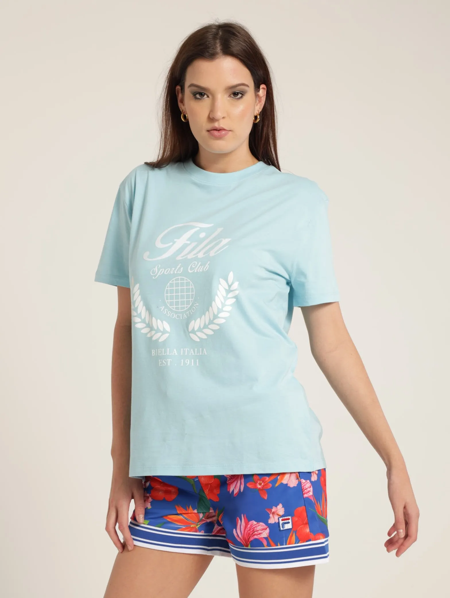 Amara Oversized Tee - Light Blue