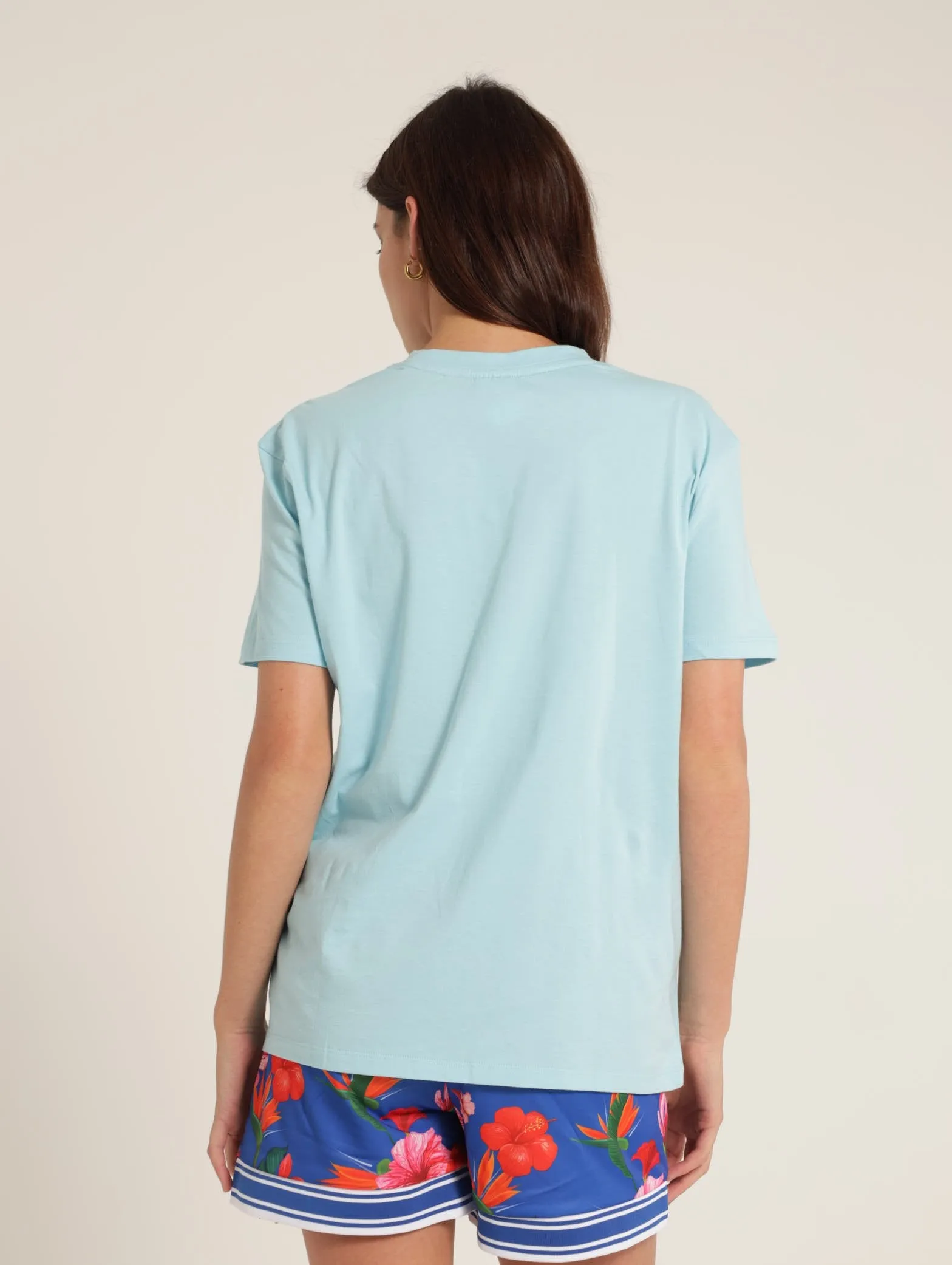 Amara Oversized Tee - Light Blue