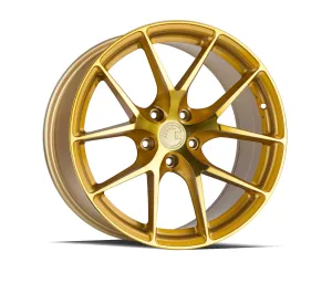 Aodhan LS007 19x8.5 5X120  35 Gold Machined Face