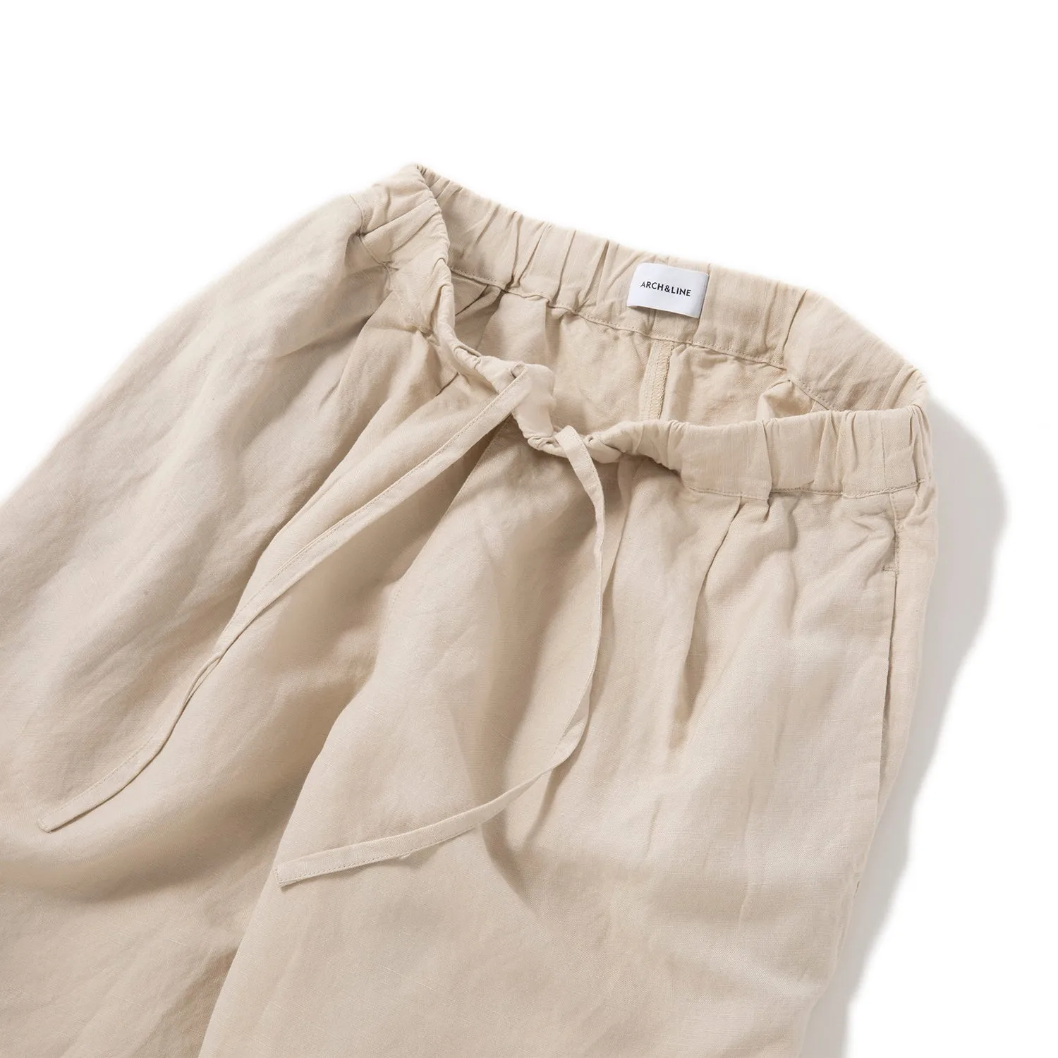 ARCH&LINE | アーチアンドライン　LINEN/RAYON NEUTRAL SHORTS