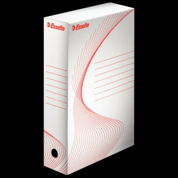 Archiváló doboz ESSELTE Boxy (8cm) fehér 128001-03/128080