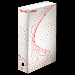 Archiváló doboz ESSELTE Boxy (8cm) fehér 128001-03/128080