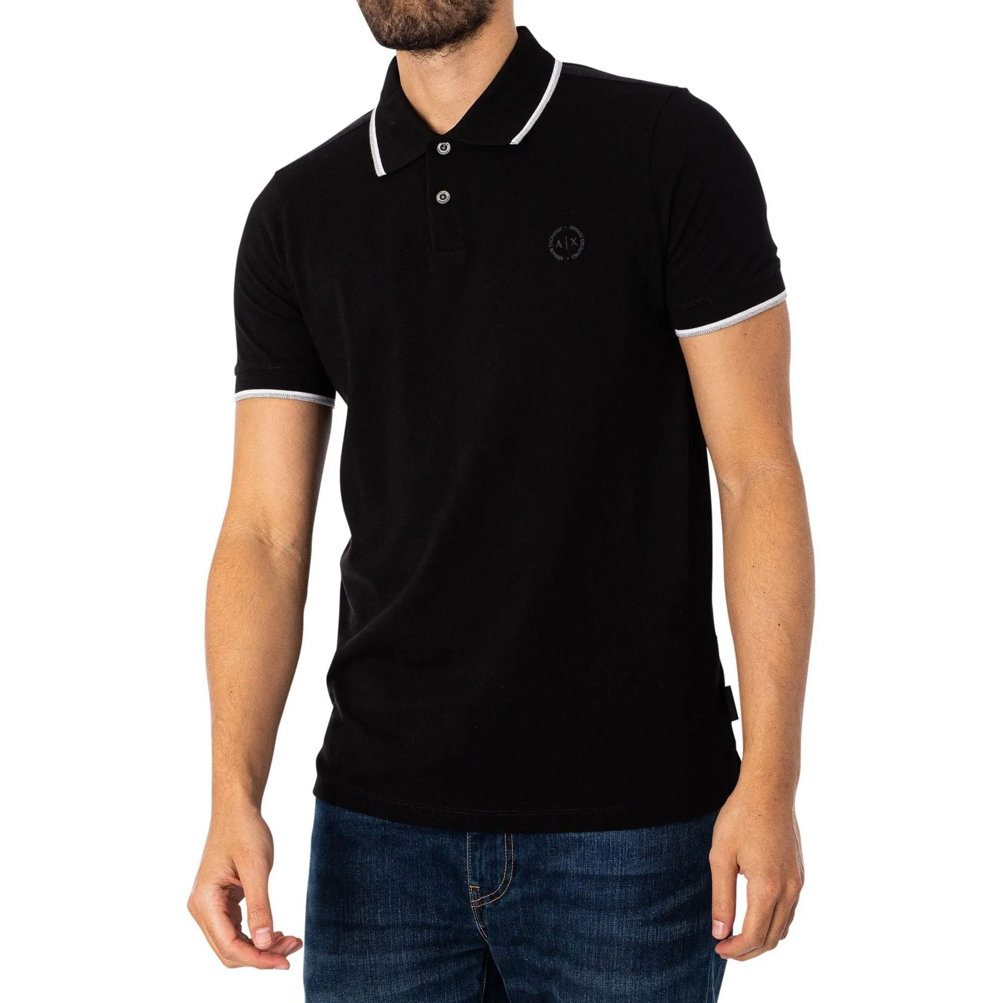 Armani Exchange Men's 8NZF75Z8M5Z Polos