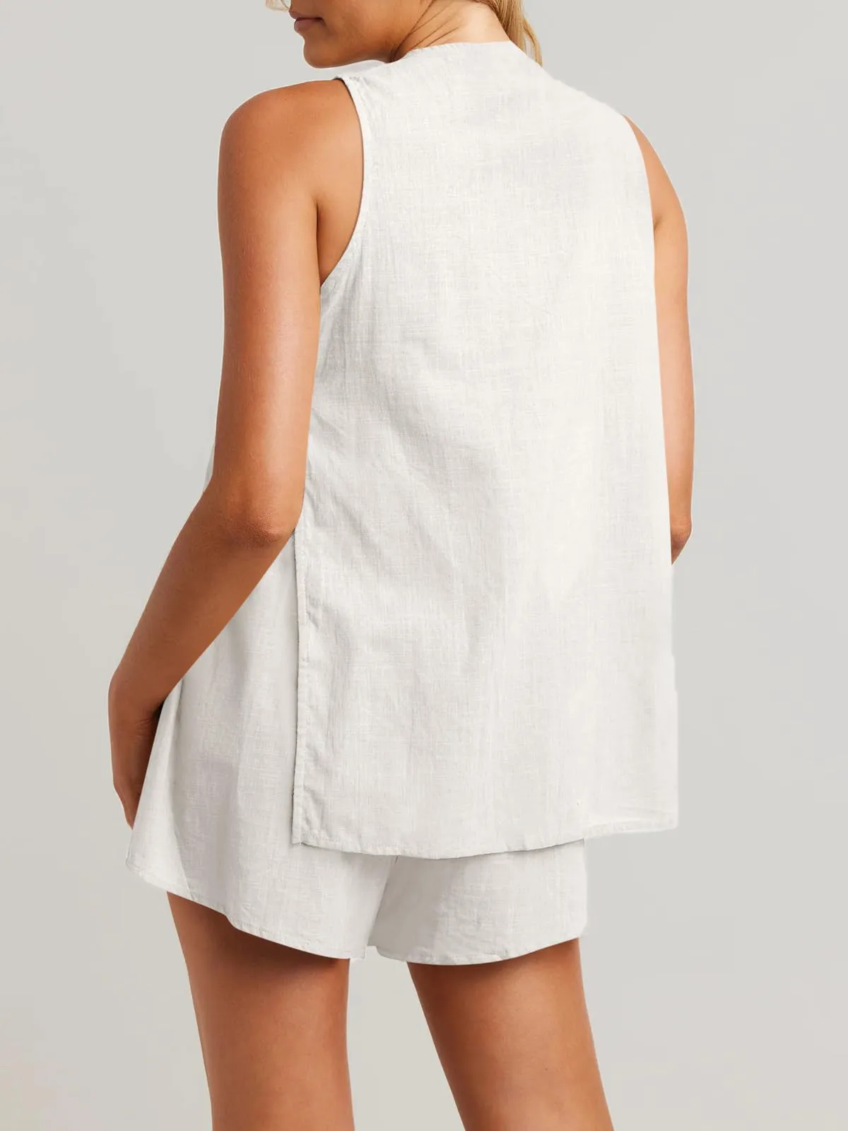 Aryan Button Up Top and Shorts Set