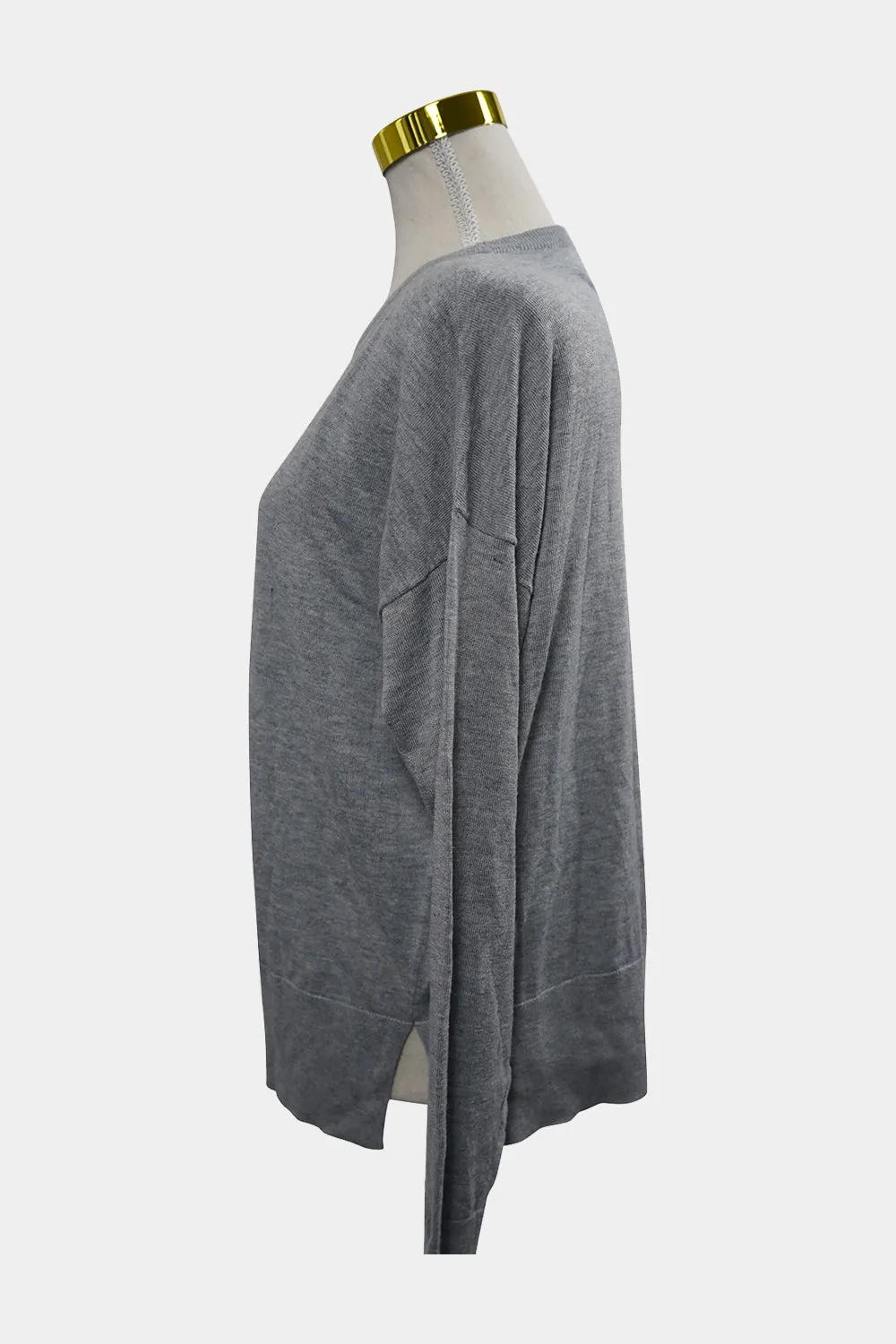 Atmos & Here Grey Light Knit Sweater