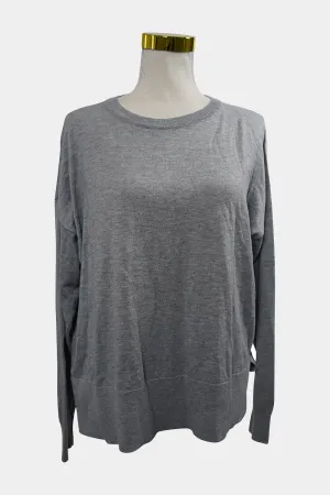 Atmos & Here Grey Light Knit Sweater
