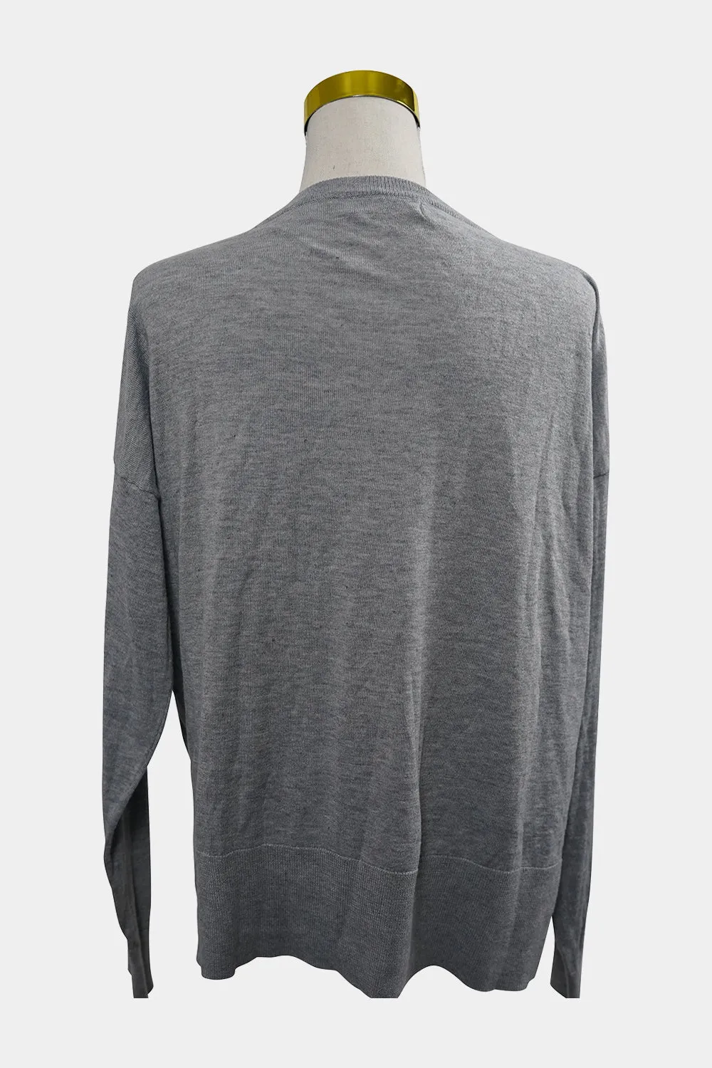 Atmos & Here Grey Light Knit Sweater
