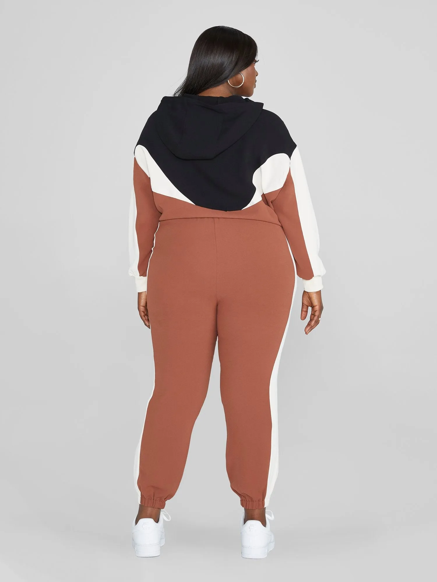 Audrina Colorblock Hooded Jacket