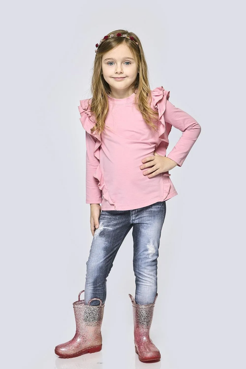 Baby Sara Denim Print Legging