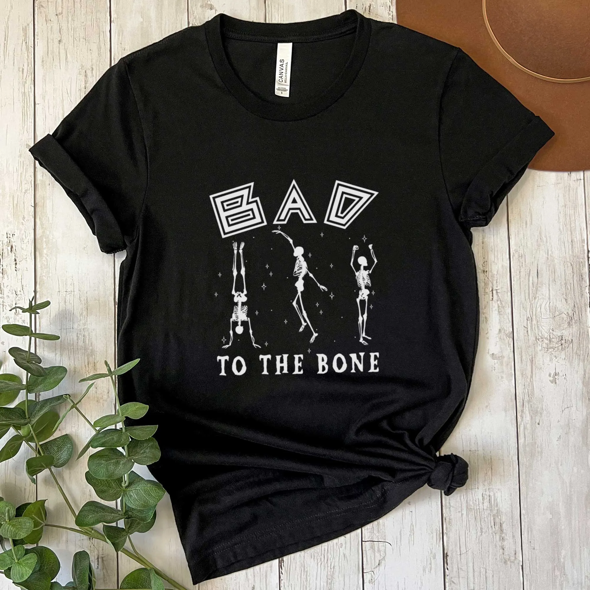 Bad to the Bone - Adult Unisex Jersey Crew Tee