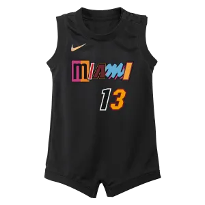 Bam Adebayo Nike Miami HEAT Mashup Onesie Jersey
