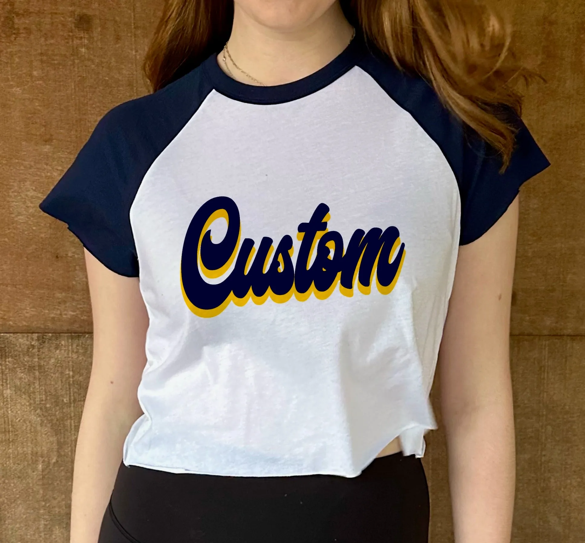Baseball Cropped Tee