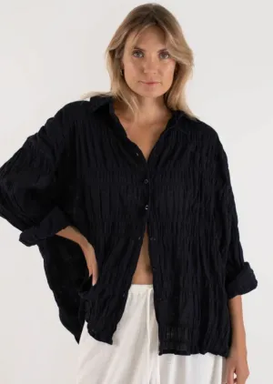 Beiged Everyday Shirt Romance Black