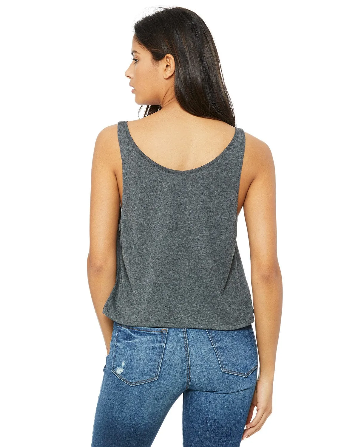 Bella Canvas Ladies Boxy Tank | Drk Grey Heather