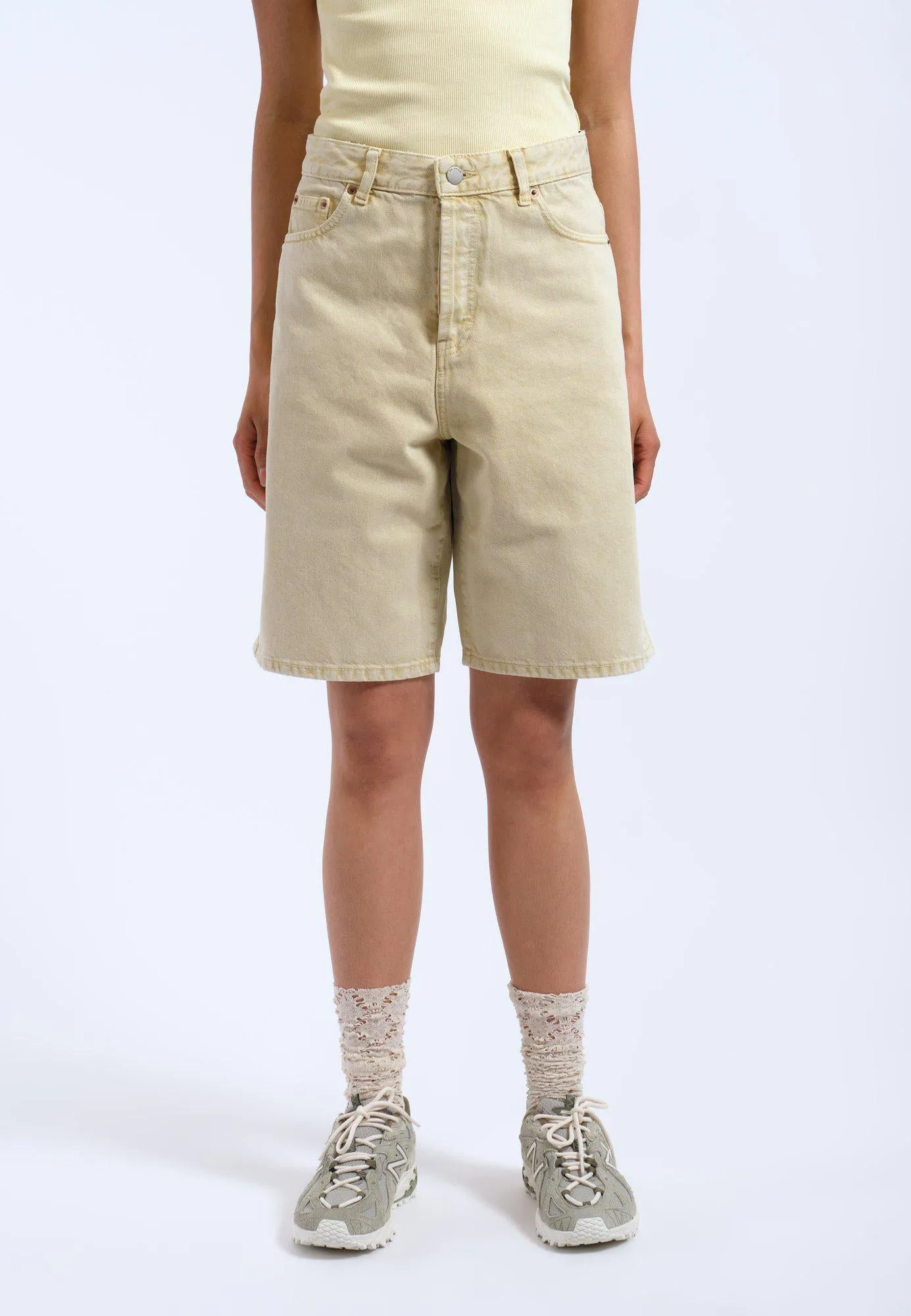 Bella Shorts - Buff Yellow
