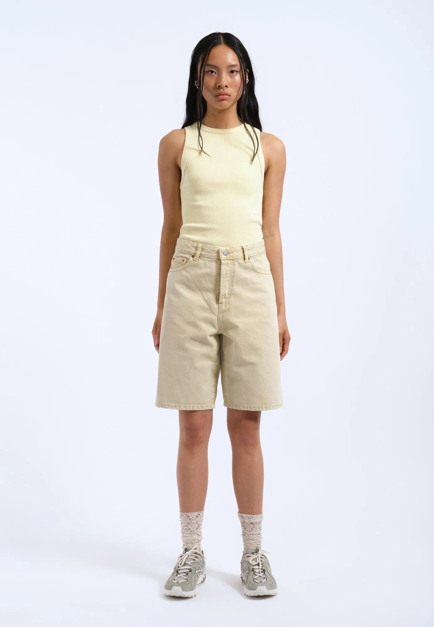 Bella Shorts - Buff Yellow