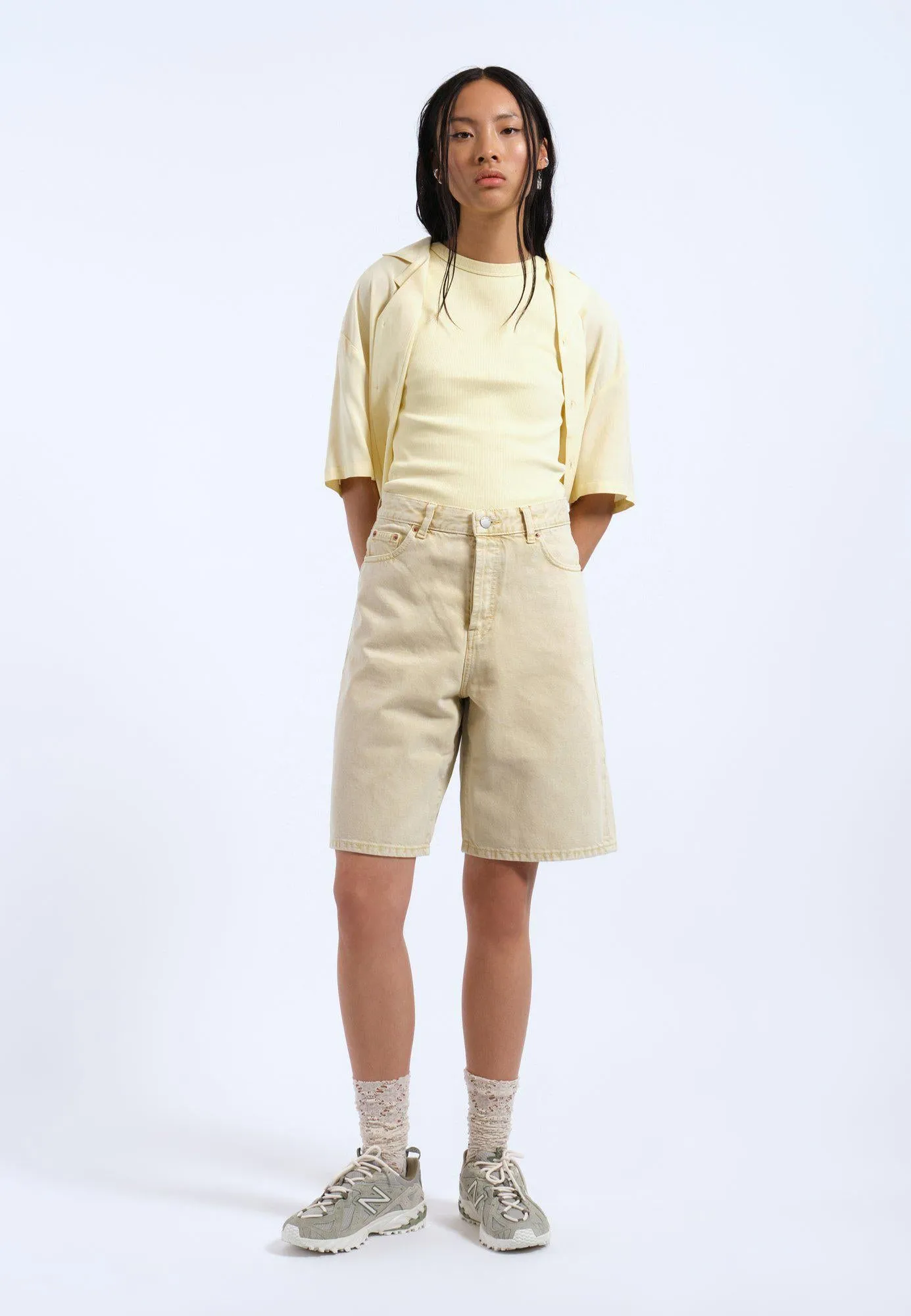 Bella Shorts - Buff Yellow