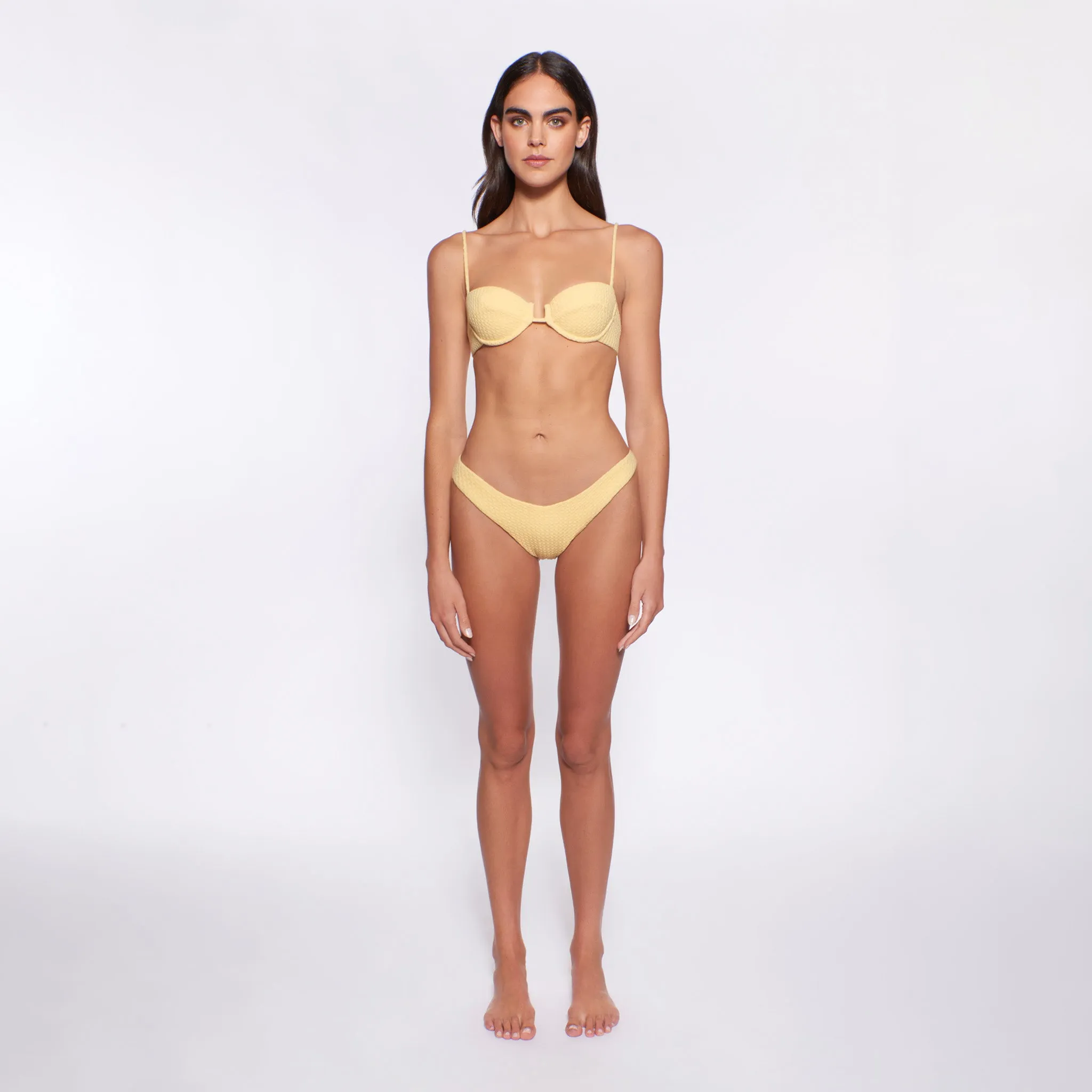 Bella Textured Bikini Bottom