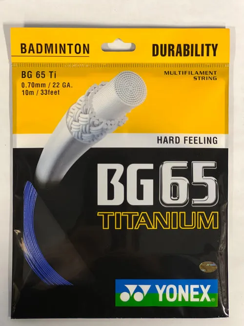 BG65 Titanium Badminton String