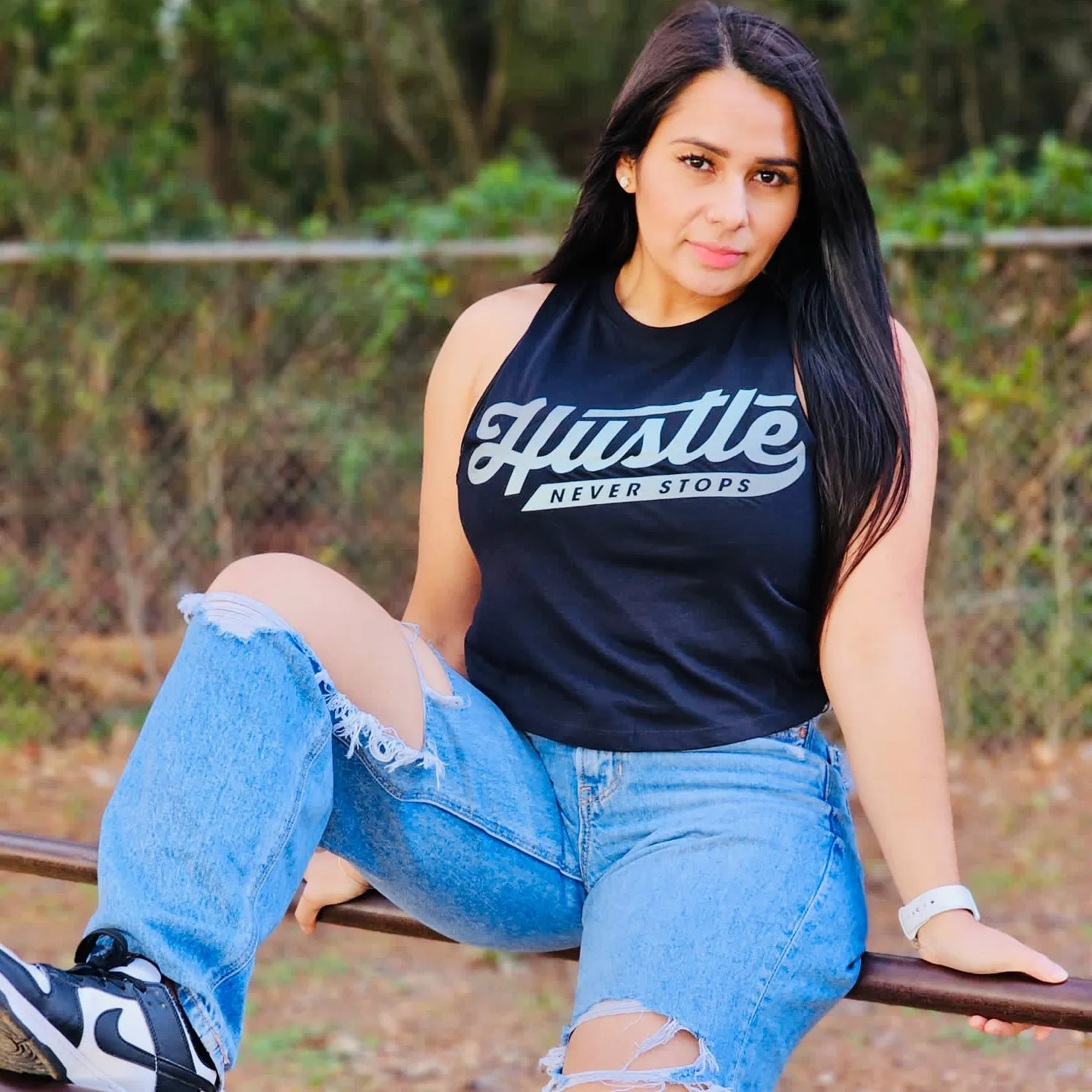 Big League Racerback crop