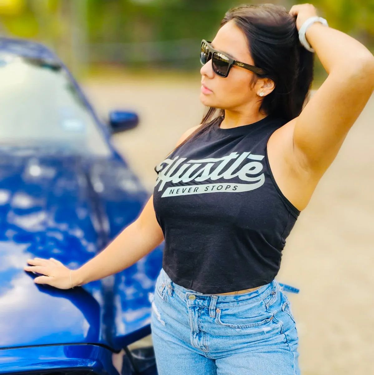 Big League Racerback crop