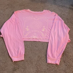 Billabong loose cropped long sleeve light crew neck sweater size:M