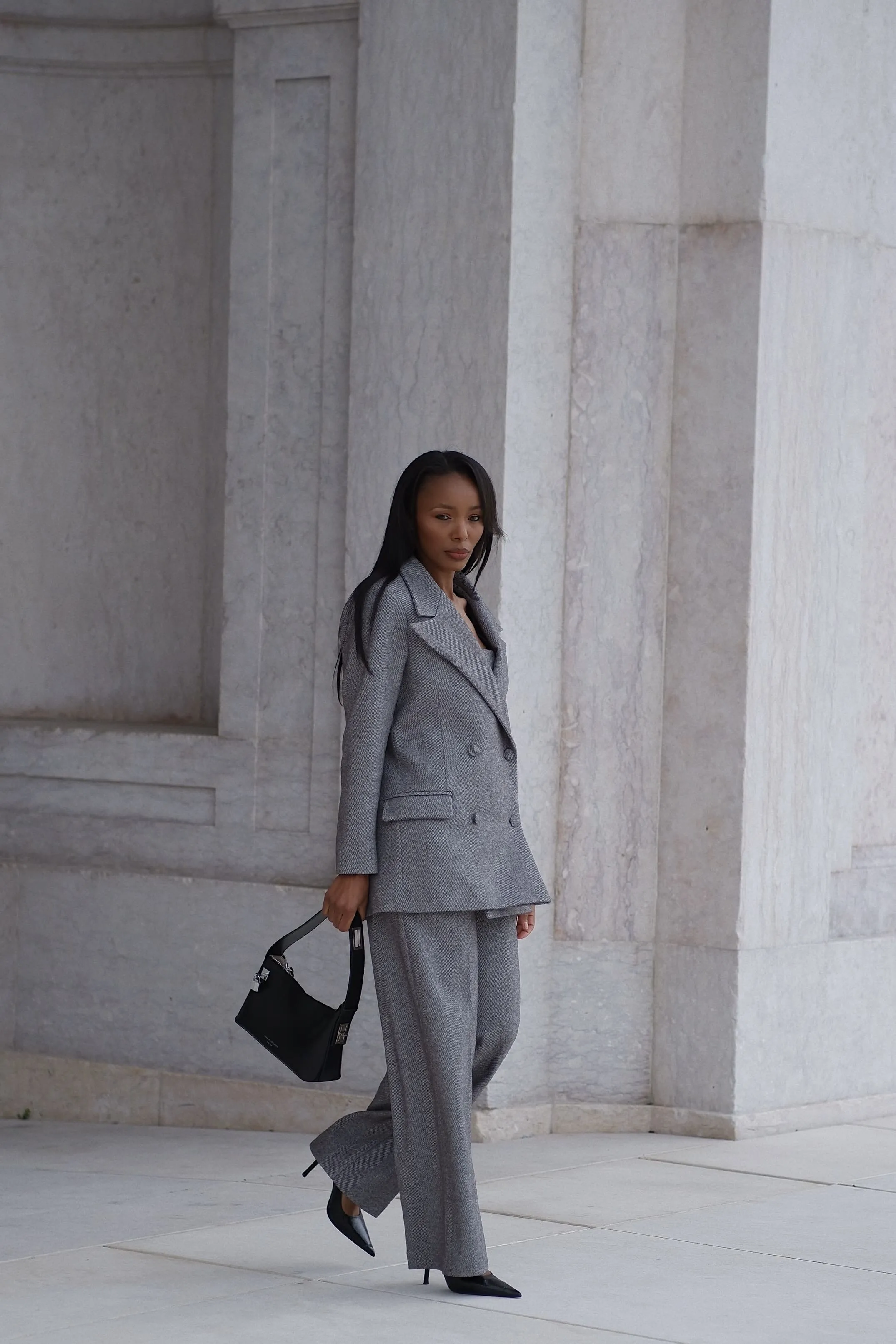 BLAZER OVERSIZED CINZA