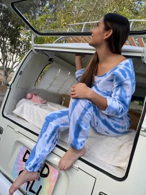 Bodega Blue Oversized Sweats