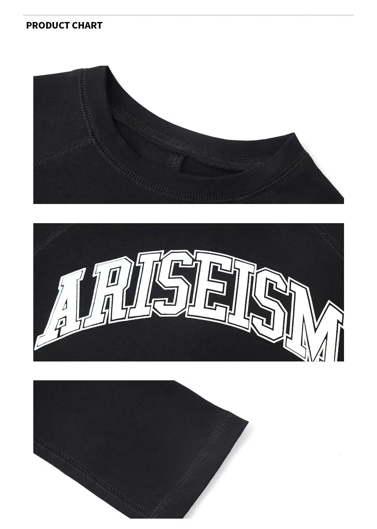 Bold Text Graphic Crew Neck T-shirt