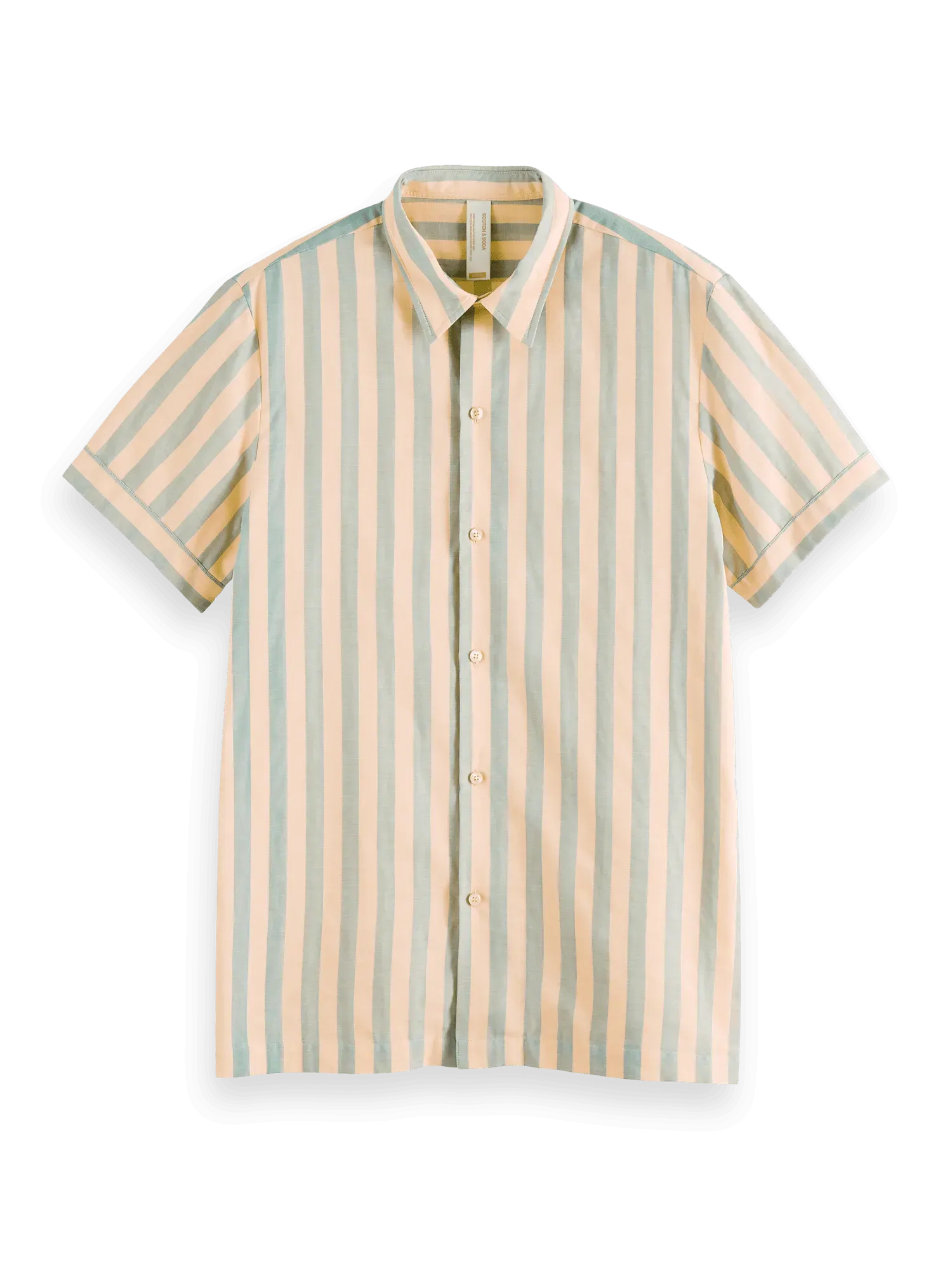 Camisa de marinero de manga corta en algodón