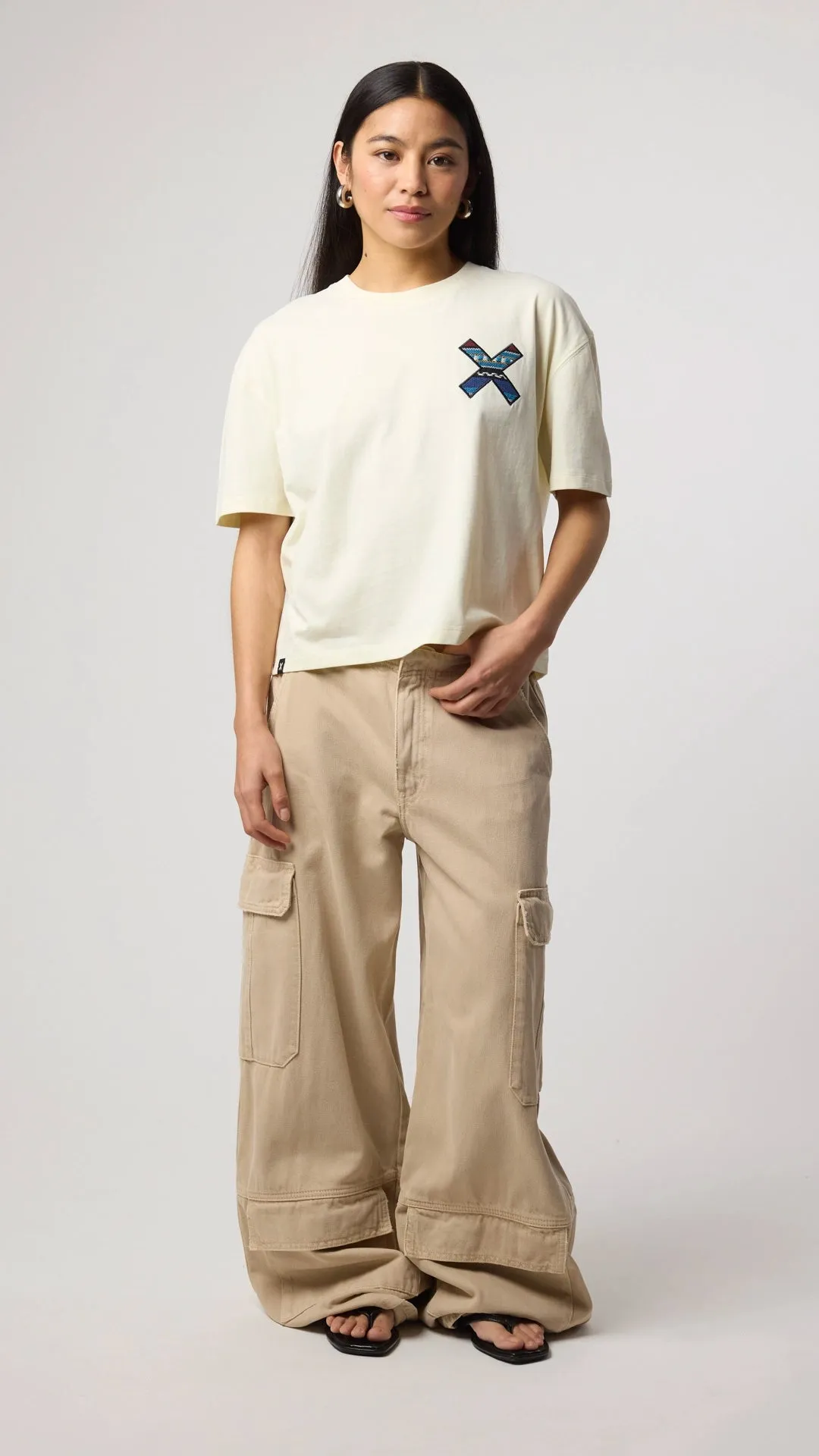 CAMISETA MUJER CLASSIC CREMA