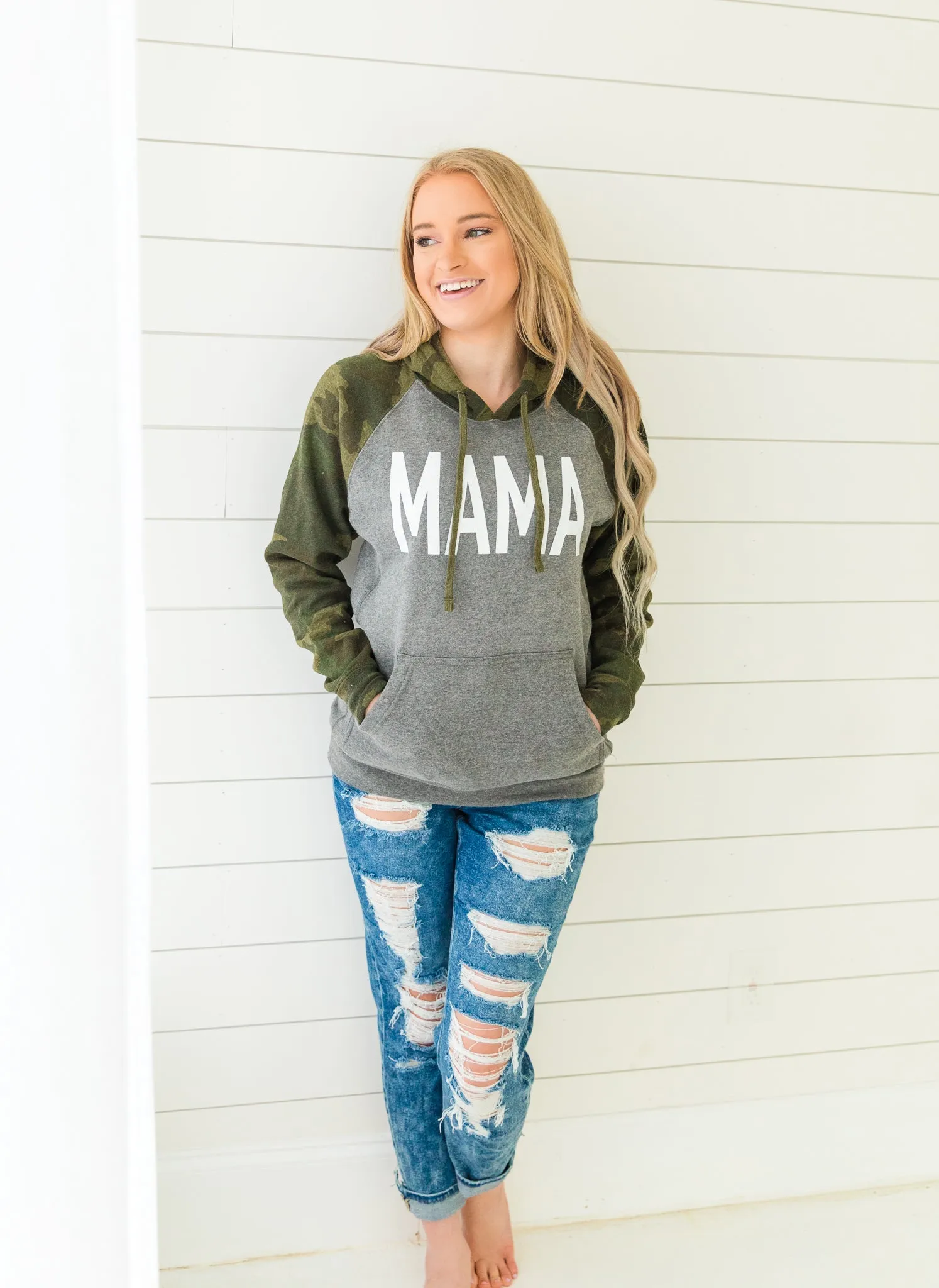 Camo "MAMA" Hoodie