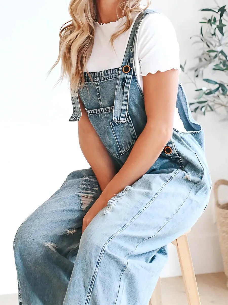 Cecilia | Loose-Fit Vintage Overalls