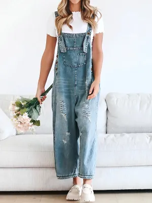 Cecilia | Loose-Fit Vintage Overalls