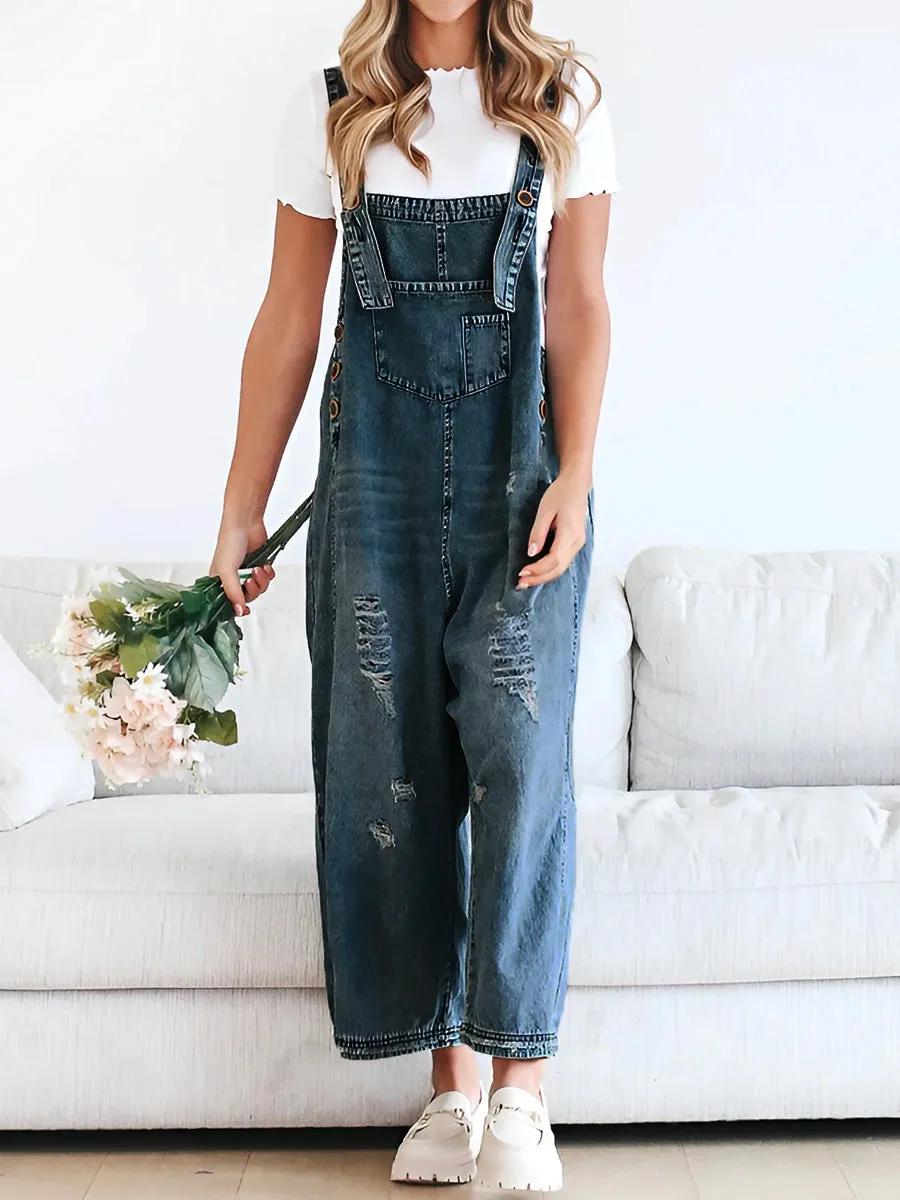 Cecilia | Loose-Fit Vintage Overalls