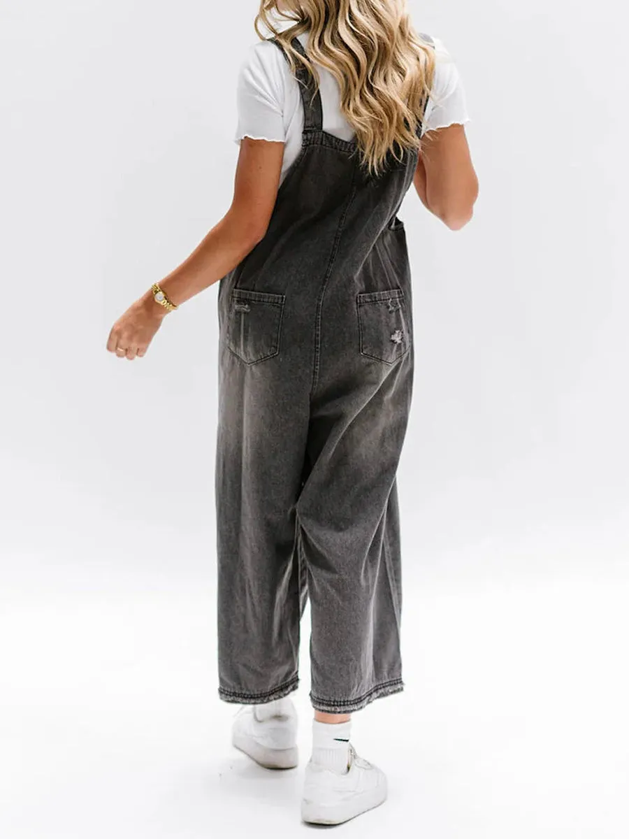 Cecilia | Loose-Fit Vintage Overalls