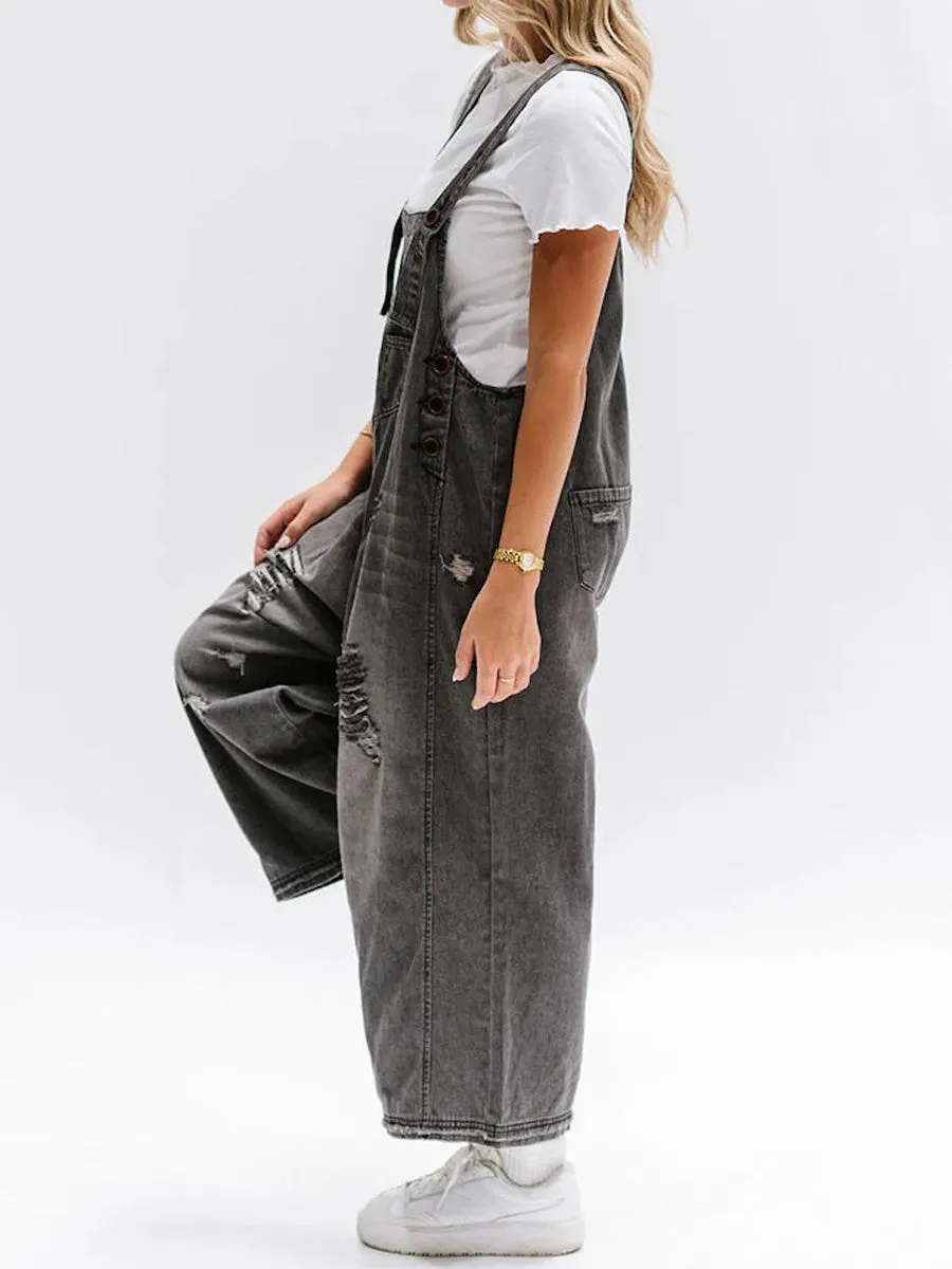 Cecilia | Loose-Fit Vintage Overalls