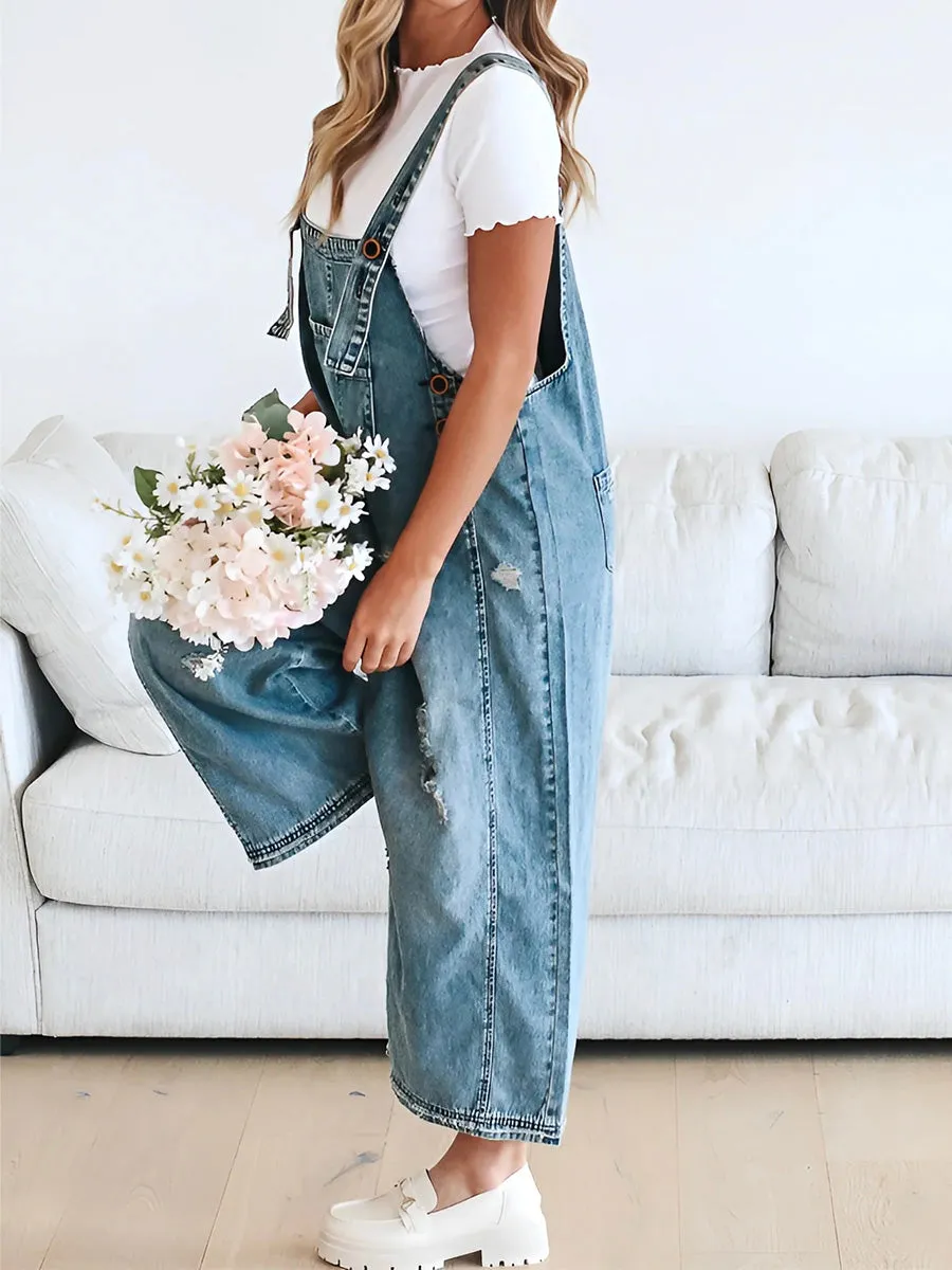 Cecilia | Loose-Fit Vintage Overalls
