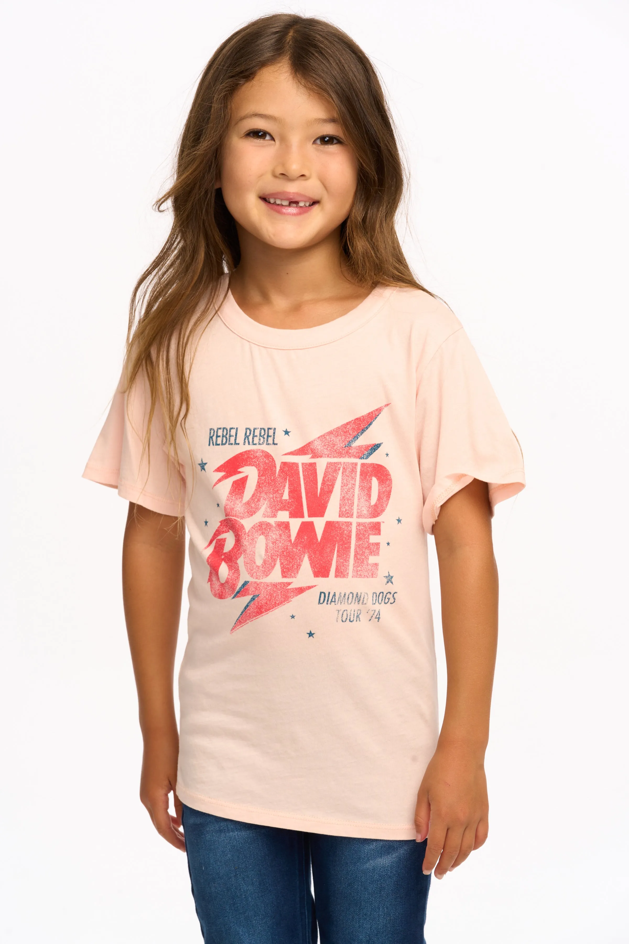 Chaser David Bowie Tour '74 Tee - Pink