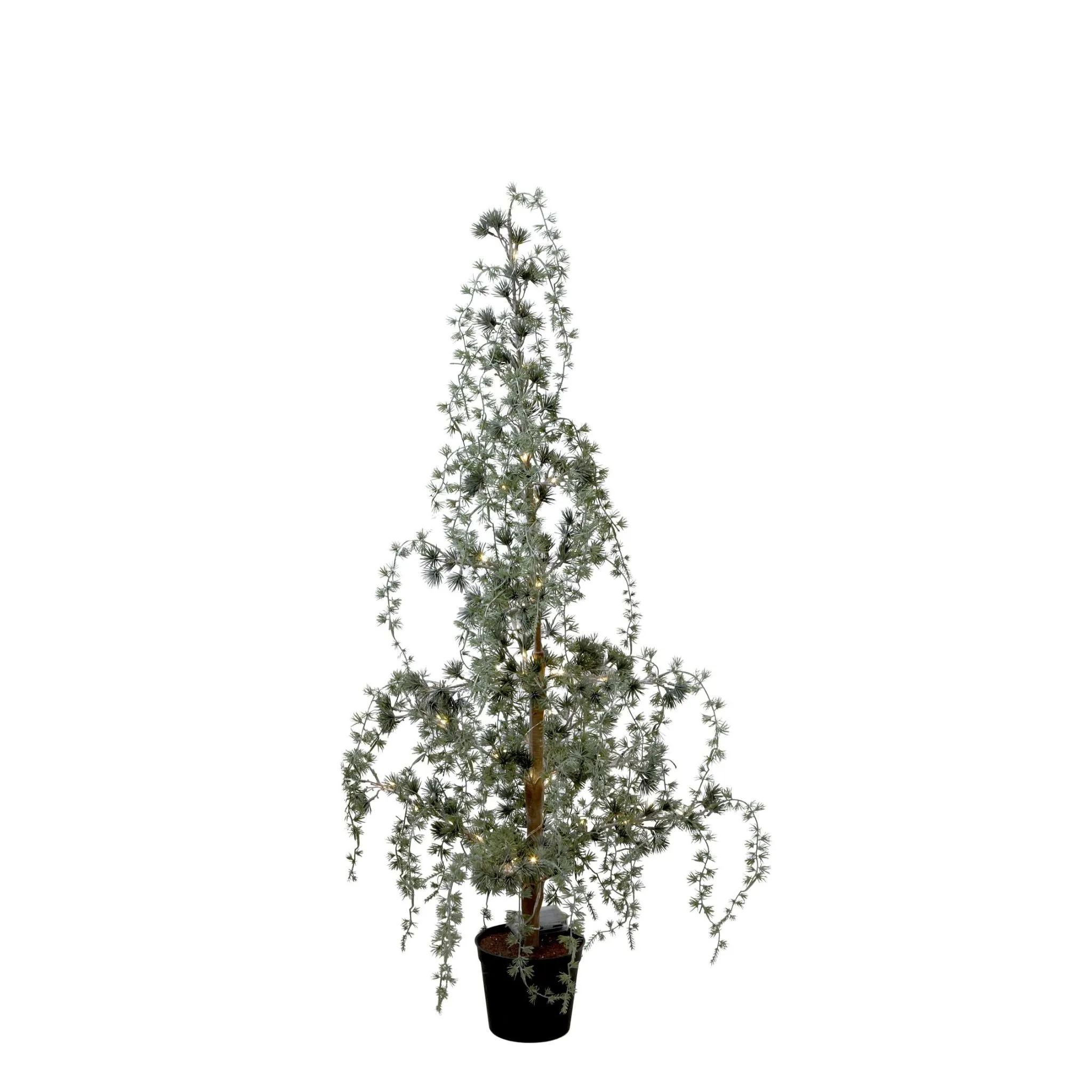 Chic Antique Fleur Grantræ med LED lys - Flere størrelser